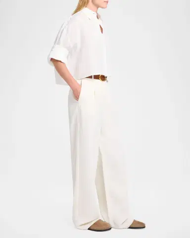TWP Hudson St Pants in Coated Viscose Linen | Thumbnail 4 TWP Hudson St Pants in Coated Viscose Linen | Thumbnail 4