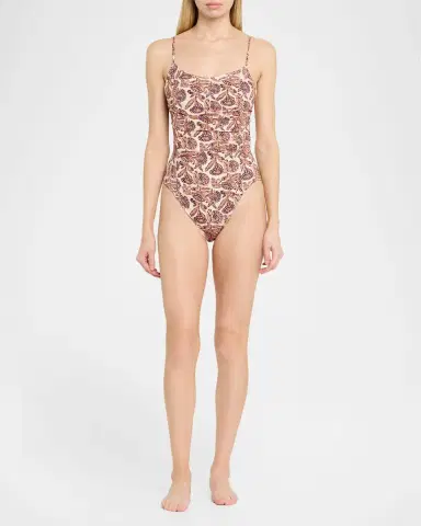 Ulla Johnson Annine One-Piece Swimsuit | Thumbnail 2