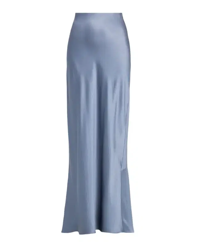 Vince Satin Maxi Slip Skirt