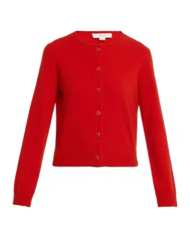 Vince Scallop-Trim Cardigan | Thumbnail 1