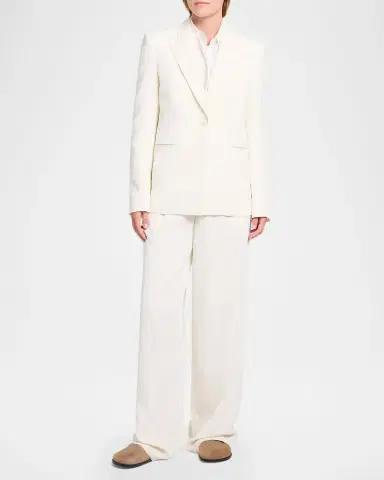 TWP Her Fit Blazer in Coated Viscose Linen | Thumbnail 2 TWP Her Fit Blazer in Coated Viscose Linen | Thumbnail 2