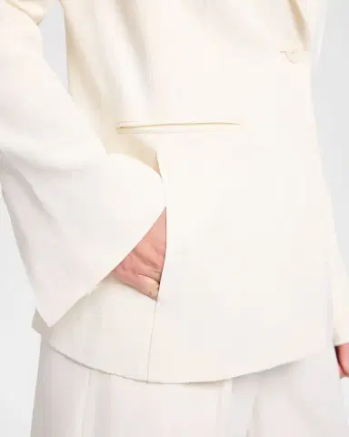 TWP Her Fit Blazer in Coated Viscose Linen | Thumbnail 5 TWP Her Fit Blazer in Coated Viscose Linen | Thumbnail 5