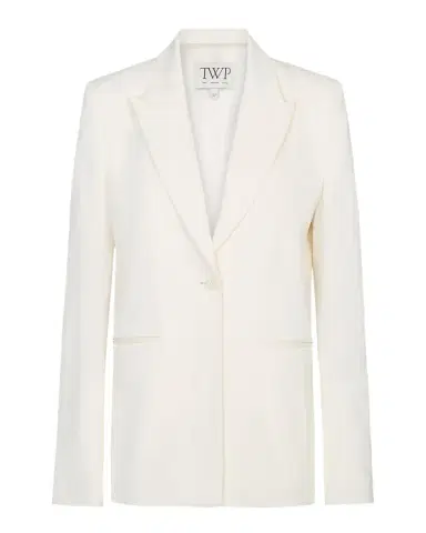 TWP Her Fit Blazer in Coated Viscose Linen | Thumbnail 1 TWP Her Fit Blazer in Coated Viscose Linen | Thumbnail 1