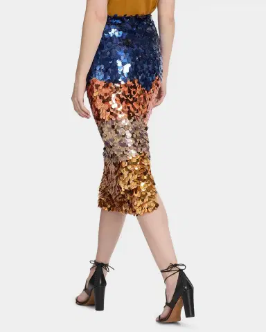 Ulla Johnson x Helen Frankenthaler Matilde Sequined Midi Skirt | Thumbnail 3