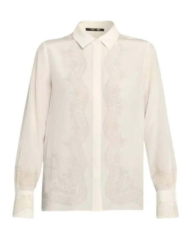 Serena Floral-Print Silk Blouse