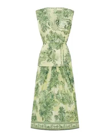 ALÉMAIS Sara Printed Midi Dress | Thumbnail 1