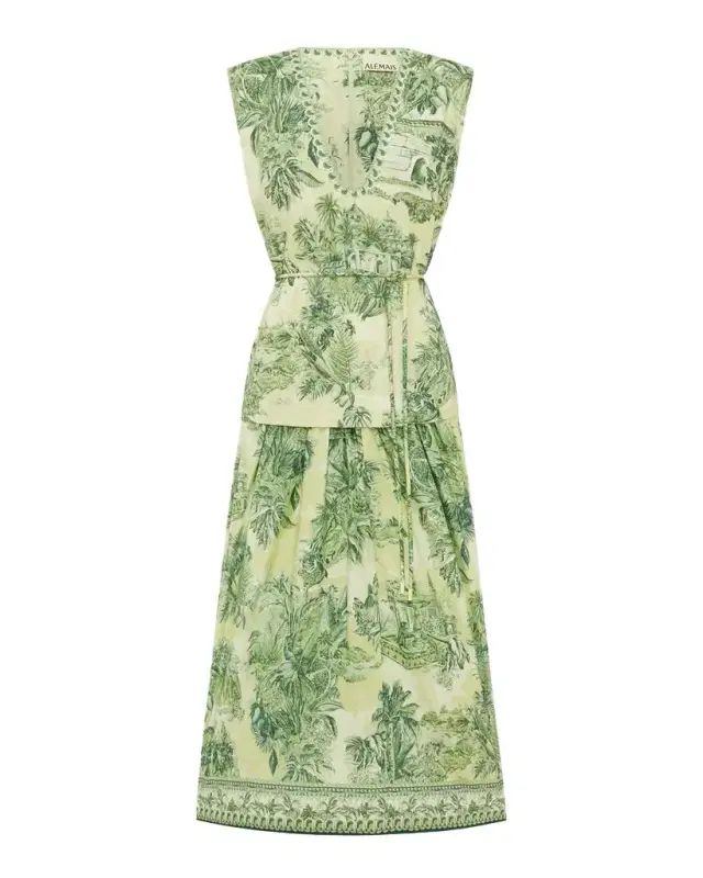 Sara Printed Midi Dress