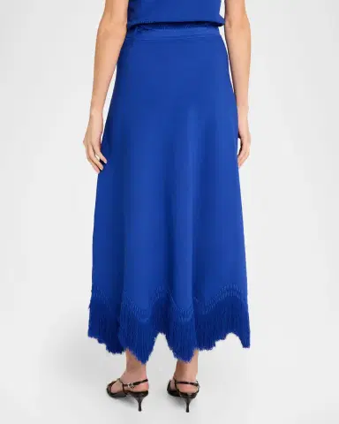 Ulla Johnson Paulina Knit Fringe Midi Skirt | Thumbnail 3 Ulla Johnson Paulina Knit Fringe Midi Skirt | Thumbnail 3