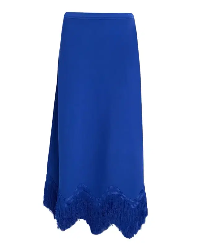 Paulina Knit Fringe Midi Skirt Paulina Knit Fringe Midi Skirt