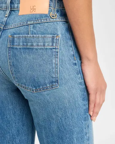 Ulla Johnson Odelia High-Rise Flare Jeans | Thumbnail 5 Ulla Johnson Odelia High-Rise Flare Jeans | Thumbnail 5