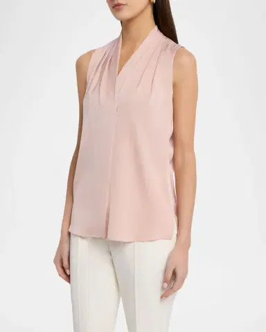 Kobi Halperin Mila Silk-Stretch Sleeveless Top | Thumbnail 4