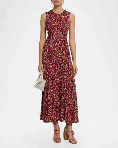Ulla Johnson Lana Printed Sleeveless Maxi Dress | Thumbnail 2 Ulla Johnson Lana Printed Sleeveless Maxi Dress | Thumbnail 2