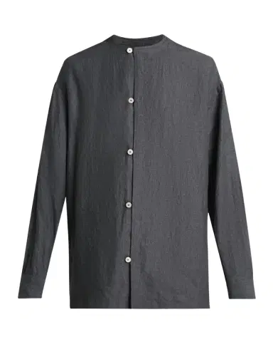 Jacquemus Men's Linen Hairline Stripe Relaxed Button-Down Shirt | Thumbnail 1 Jacquemus Men's Linen Hairline Stripe Relaxed Button-Down Shirt | Thumbnail 1