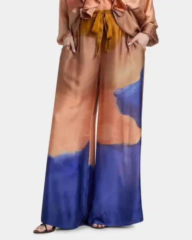 Ulla Johnson x Helen Frankenthaler Julien Silk-Chiffon Pants | Thumbnail 4