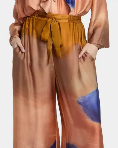 Ulla Johnson x Helen Frankenthaler Julien Silk-Chiffon Pants | Thumbnail 5