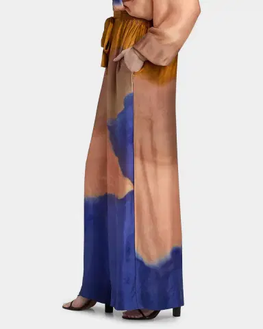Ulla Johnson x Helen Frankenthaler Julien Silk-Chiffon Pants | Thumbnail 7