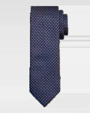 Brioni Men's Micro-Jacquard Silk Tie | Thumbnail 2