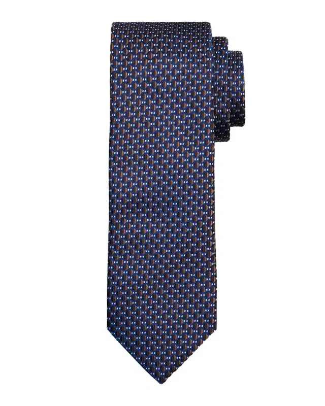 Brioni Men 's Micro-Jacquard Silk Tie