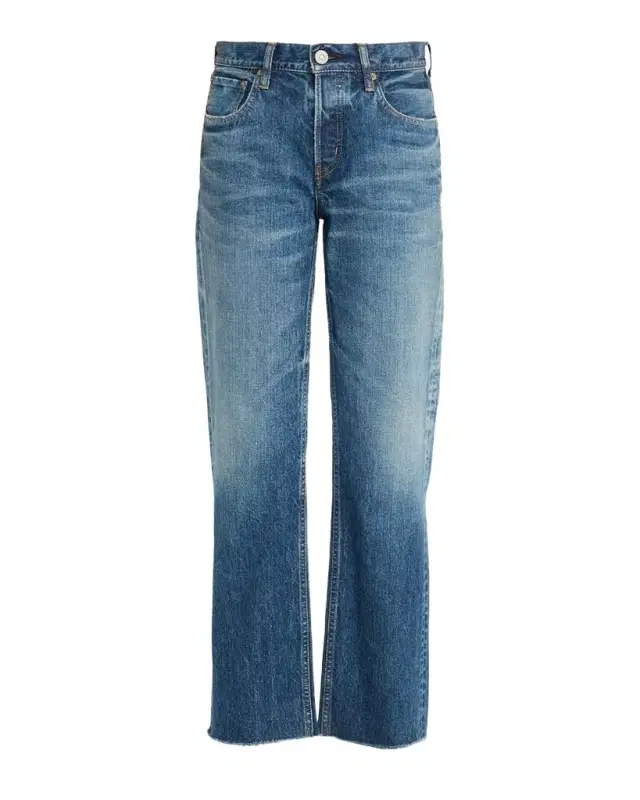 MOUSSY VINTAGE Needham Faded Straight-Leg Jeans