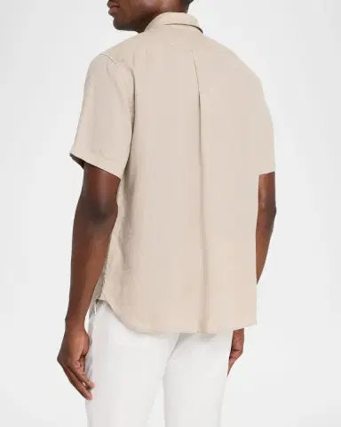 Vince Men's Linen Sport Shirt | Thumbnail 3