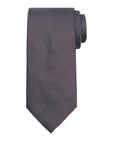 Brioni Men's Micro-Geometric Square Jacquard Silk Tie | Thumbnail 1