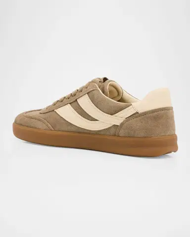 Vince Men's Oasis Suede & Leather Low-Top Sneakers | Thumbnail 2 Vince Men's Oasis Suede & Leather Low-Top Sneakers | Thumbnail 2