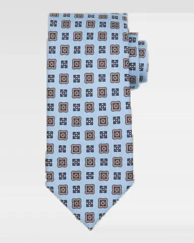 Brioni Men's Medallion Silk Tie | Thumbnail 2