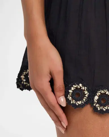 Ulla Johnson Liya Embroidered Gauze Coverup Shorts | Thumbnail 5 Ulla Johnson Liya Embroidered Gauze Coverup Shorts | Thumbnail 5