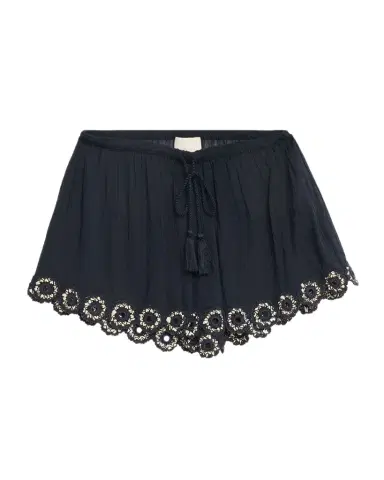 Ulla Johnson Liya Embroidered Gauze Coverup Shorts | Thumbnail 1 Ulla Johnson Liya Embroidered Gauze Coverup Shorts | Thumbnail 1
