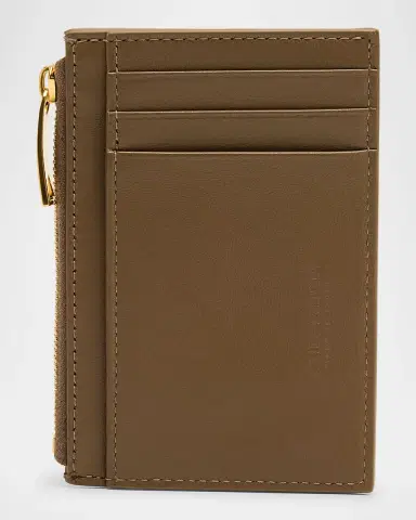 Bottega Veneta Zip Leather Card Case | Thumbnail 3