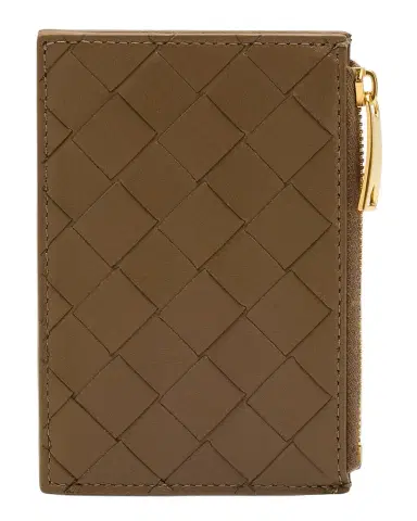 Bottega Veneta Zip Leather Card Case | Thumbnail 1
