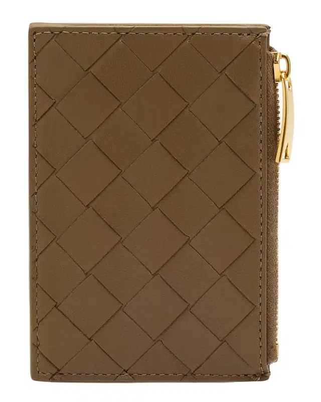 Zip Leather Card Case