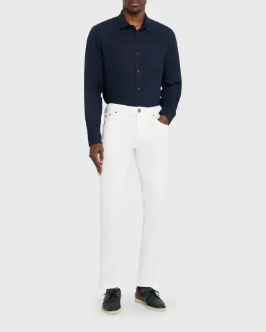 Vince Men's Linen Sport Shirt | Thumbnail 2