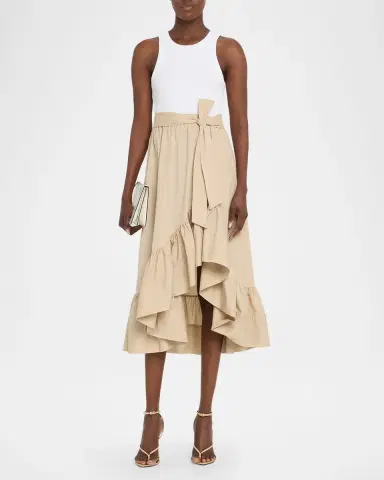 Cinq à Sept Zayla Two-Tone Midi Dress | Thumbnail 2