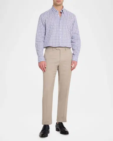 Brioni Men's Plaid Cotton Sport Shirt | Thumbnail 2 Brioni Men's Plaid Cotton Sport Shirt | Thumbnail 2