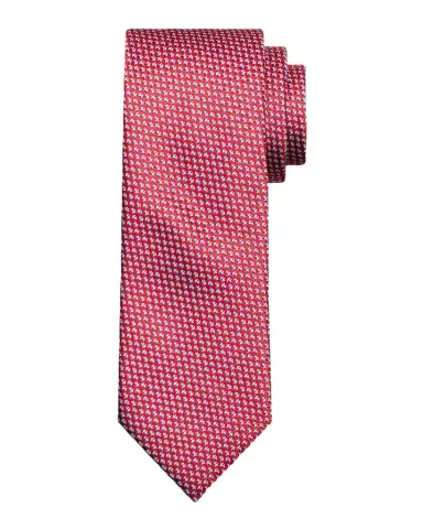 Brioni Men's Geometric-Woven Jacquard Silk Tie | Thumbnail 1