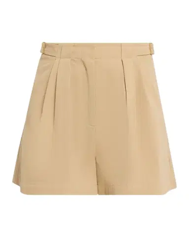 Ulla Johnson Kira Pleated Cotton Shorts | Thumbnail 1 Ulla Johnson Kira Pleated Cotton Shorts | Thumbnail 1