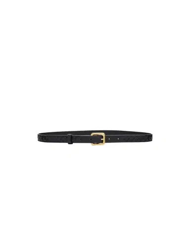 Bottega Veneta Watch-Buckle Intrecciato Leather Belt | Thumbnail 1