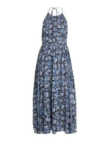 Ulla Johnson Anelise Printed Halter Midi Dress | Thumbnail 1 Ulla Johnson Anelise Printed Halter Midi Dress | Thumbnail 1