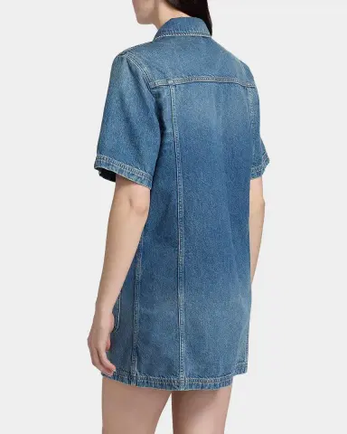 Ulla Johnson Painters Denim Mini Shirtdress | Thumbnail 3 Ulla Johnson Painters Denim Mini Shirtdress | Thumbnail 3