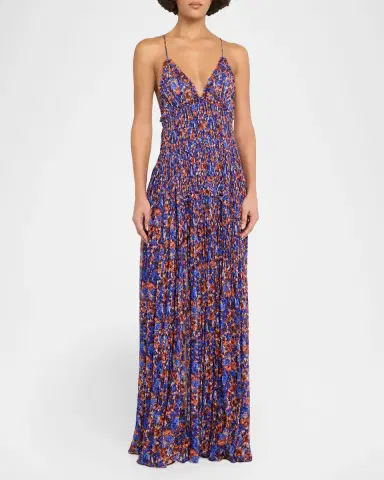 Ulla Johnson Atrani Floral Silk Chiffon Maxi Dress | Thumbnail 2 Ulla Johnson Atrani Floral Silk Chiffon Maxi Dress | Thumbnail 2