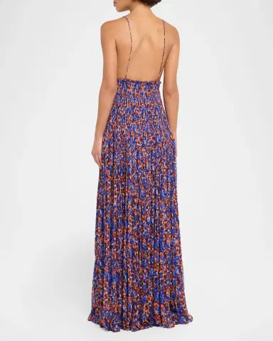 Ulla Johnson Atrani Floral Silk Chiffon Maxi Dress | Thumbnail 3 Ulla Johnson Atrani Floral Silk Chiffon Maxi Dress | Thumbnail 3