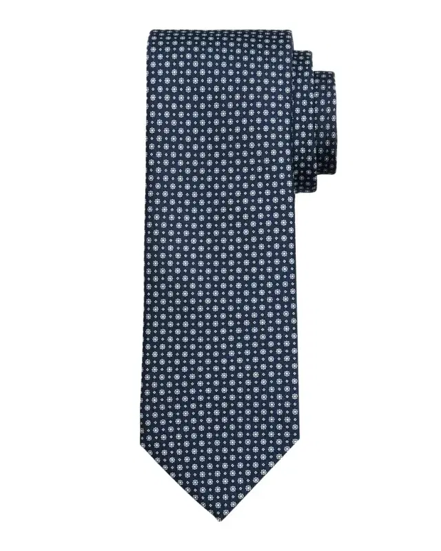 Brioni Men 's Micro-Floral Silk Tie