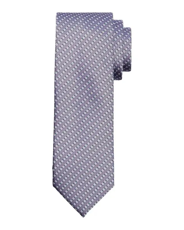 Brioni Men 's Micro-Print Silk Jacquard Tie