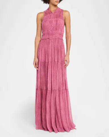 Ulla Johnson Freesia Sleeveless Silk Chiffon Gown | Thumbnail 2