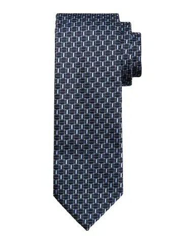 Brioni Men's Geometric Square Jacquard Silk Tie | Thumbnail 1