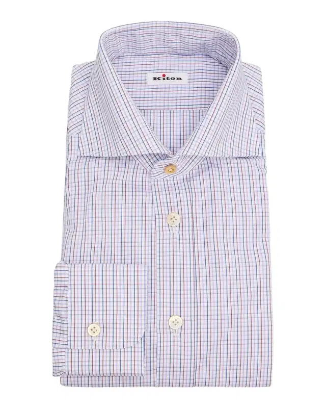 Men's Cotton Graph Check Classic-Fit Dress Shirt Men's Cotton Graph Check Classic-Fit Dress Shirt