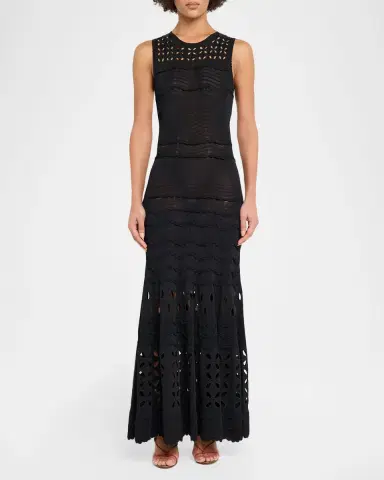 Ulla Johnson Lakshmi Knit Open-Work Maxi Dress | Thumbnail 2 Ulla Johnson Lakshmi Knit Open-Work Maxi Dress | Thumbnail 2