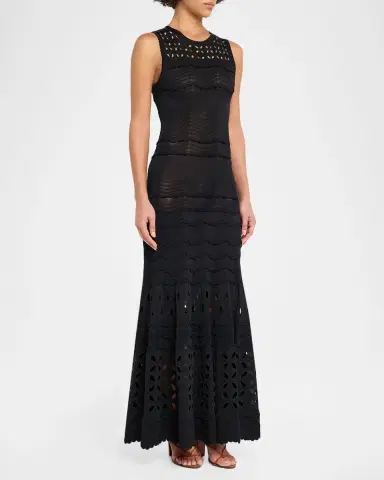 Ulla Johnson Lakshmi Knit Open-Work Maxi Dress | Thumbnail 4 Ulla Johnson Lakshmi Knit Open-Work Maxi Dress | Thumbnail 4