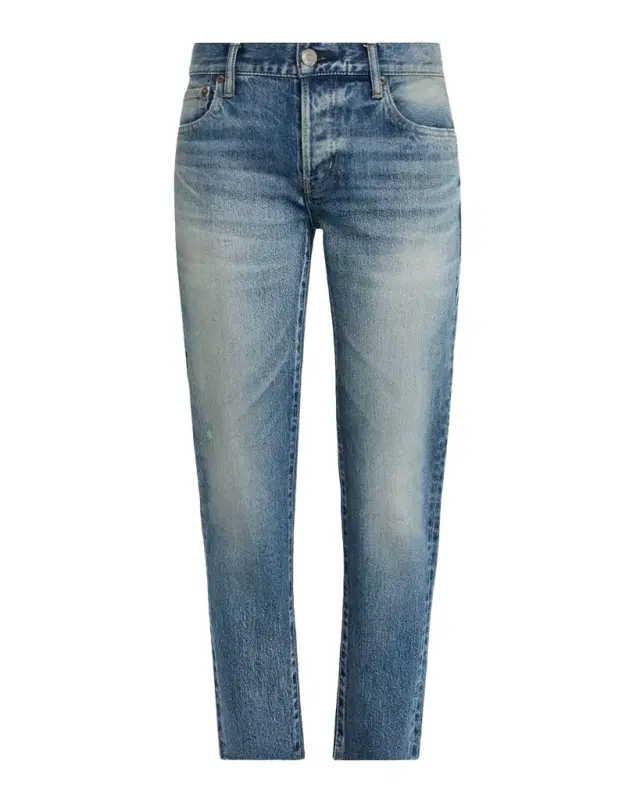 MOUSSY VINTAGE Waverly Raw-Hem Ankle Jeans